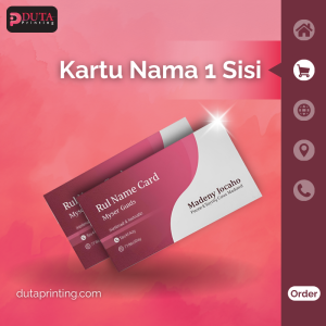 Kartu Nama 1 Sisi